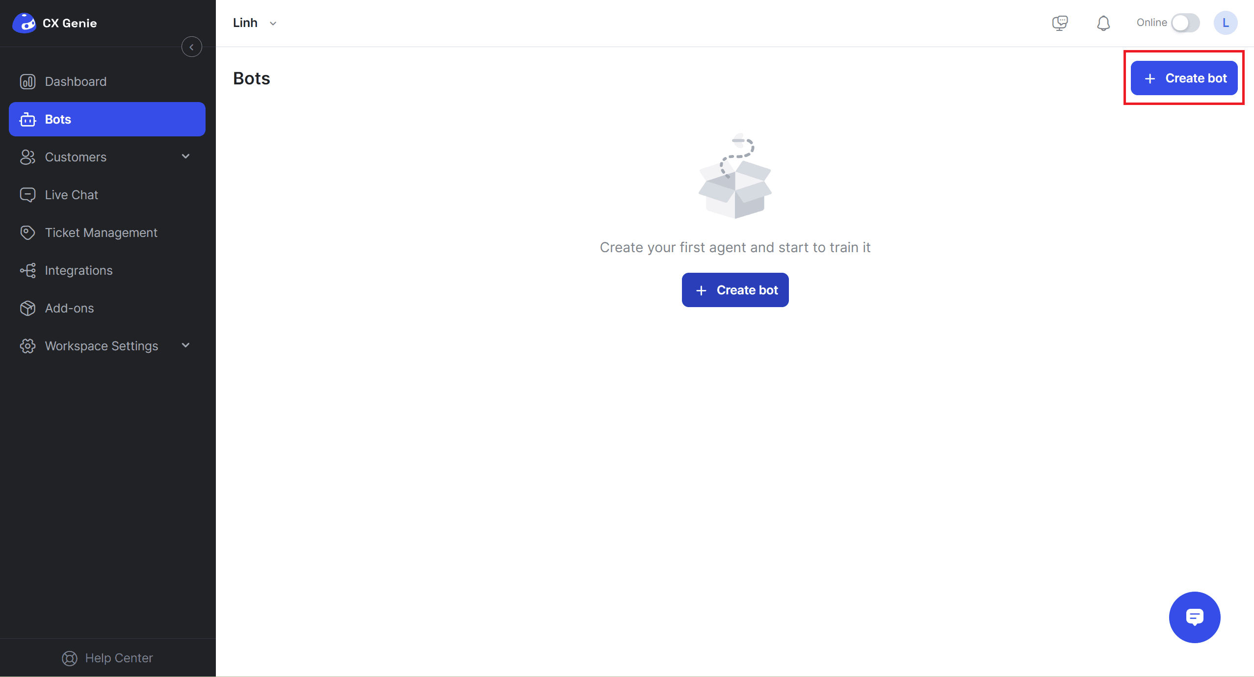 create-bot-cxgenie-tutorials